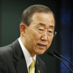 بان کی مون، دبیر کل سازمان ملل متّحد